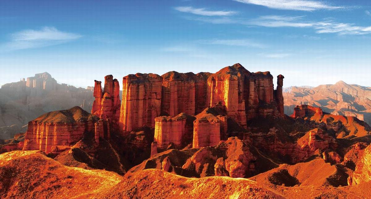 Danxia Landform in Binggou Zhangye