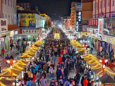 Shazhou Night Market Dunhuang, Gansu