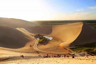 Echoing-Sand Mountain and Crescent Lake Dunhuang 