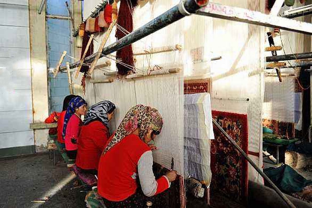 Carpet Factory in Hotan, Xinjiang