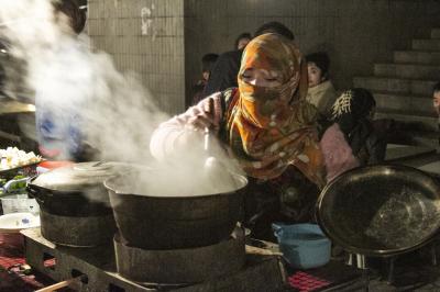 Night Market in Hotan, Xinjiang