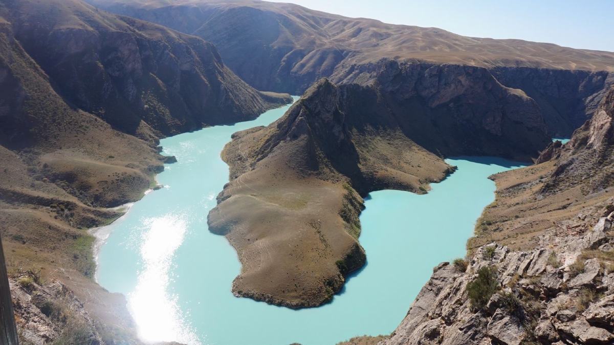 Kuokesu Grand Canyon in Xinjiang 