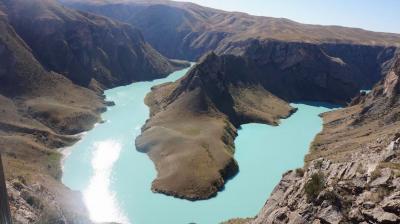 Kuokesu Grand Canyon in Xinjiang 