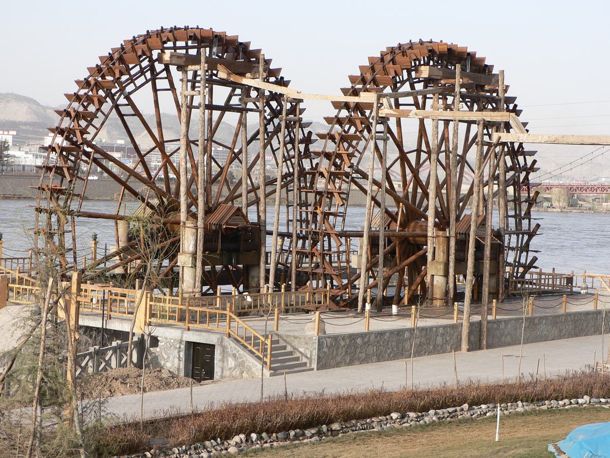 Lanzhou Waterwheel - Yellow River