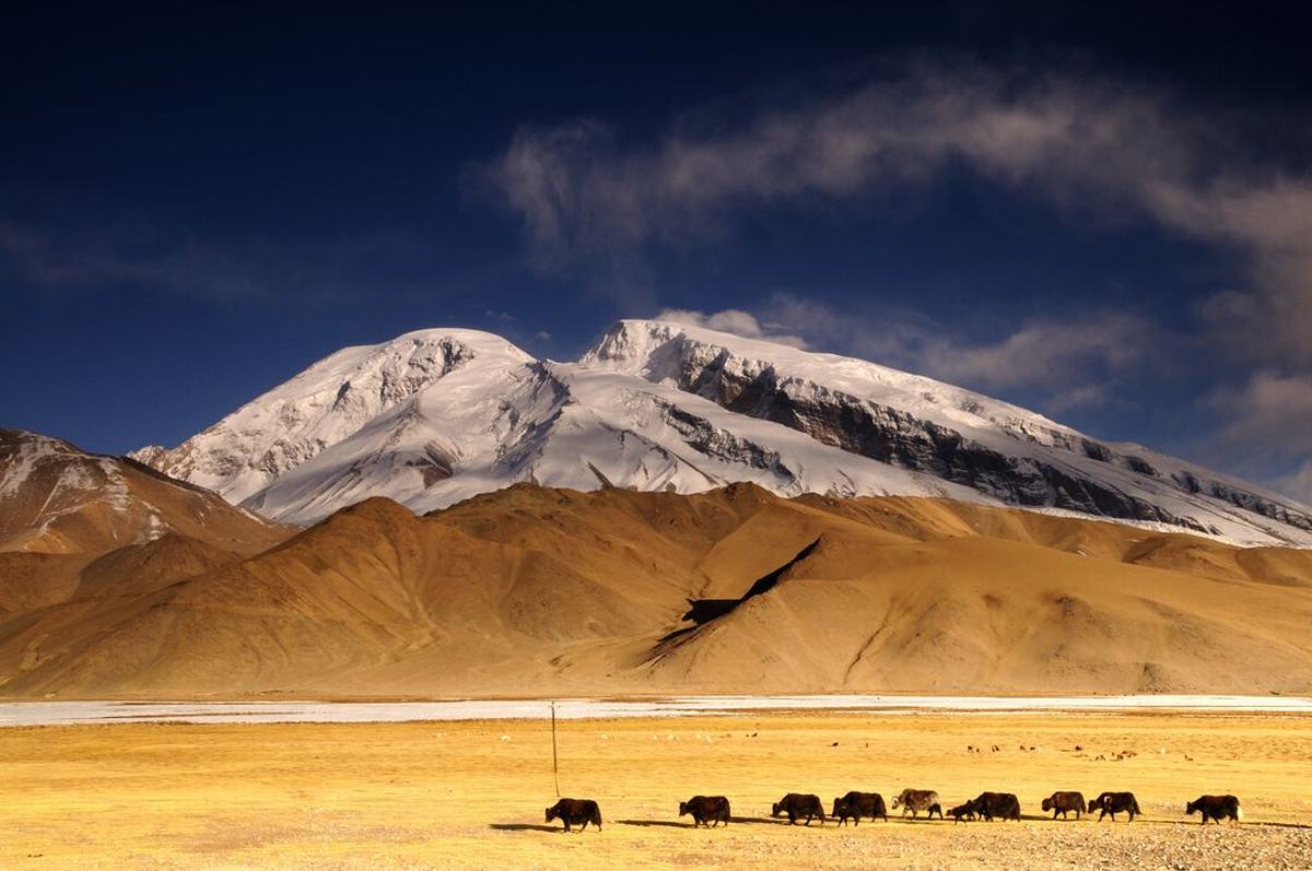 Muztagata Peak Xinjiang China 