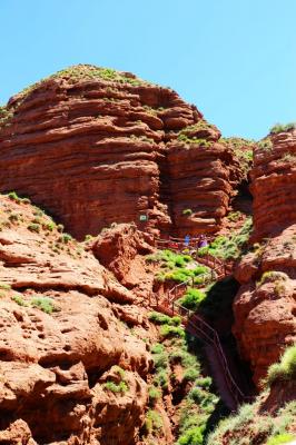 Pingshanhu Grand Canyon Geopark in Zhangye 