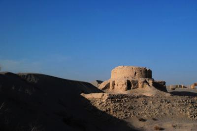 Rewak Temple Ruins in Taklamakan Desert