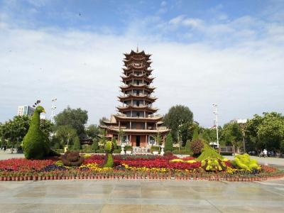 Wooden Pagoda Temple in Zhangye