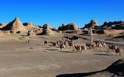 Xinjiang Ghost City in Karamay, Xinjiang