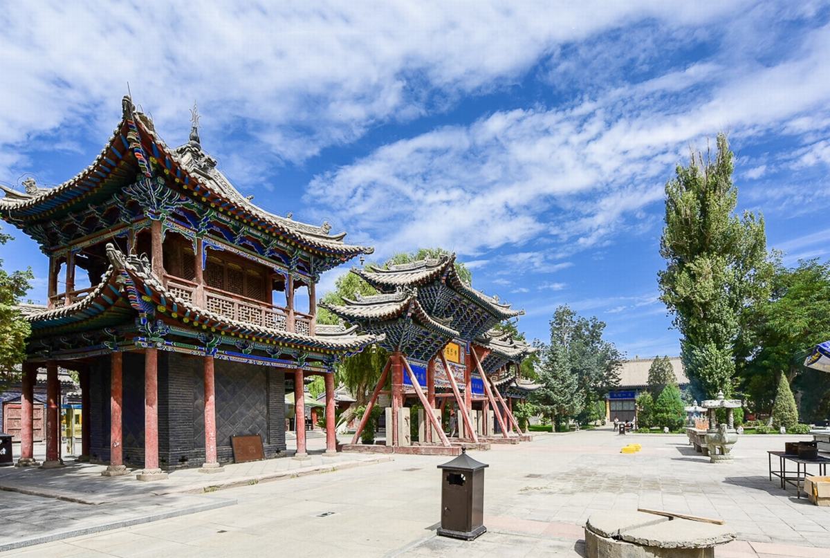 Giant Buddha Temple in Zhangye, Gansu