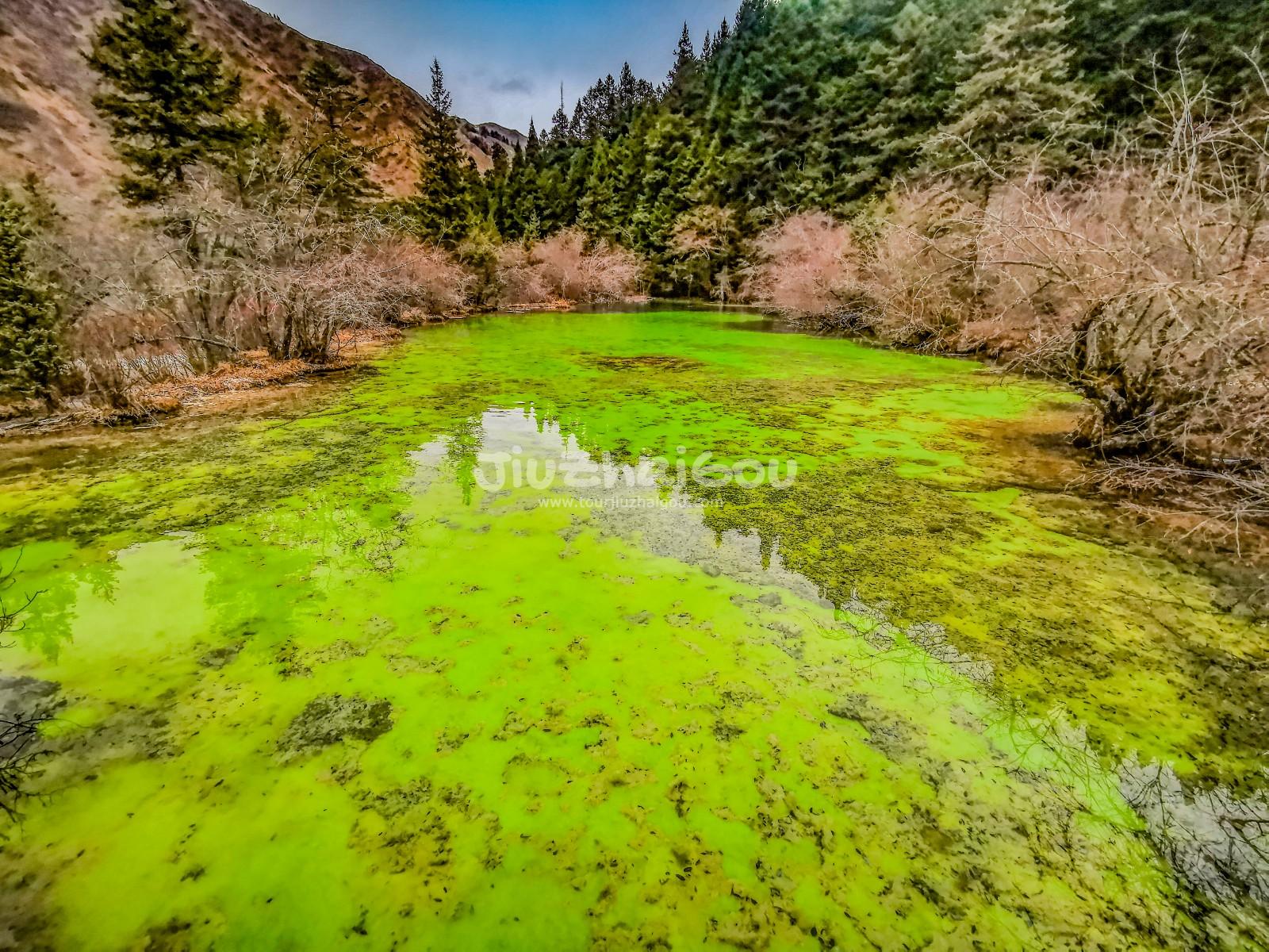 The Rippling Lake in Huanglong Valley