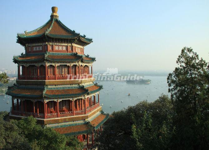 Tower of Buddhist Incense in Summer Palace Beijing